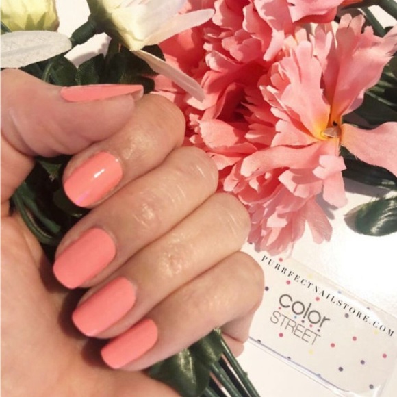 *Retired* Color Street: Caribbean Coral | Spring Summer Tropical Pink Orange - Picture 7 of 12